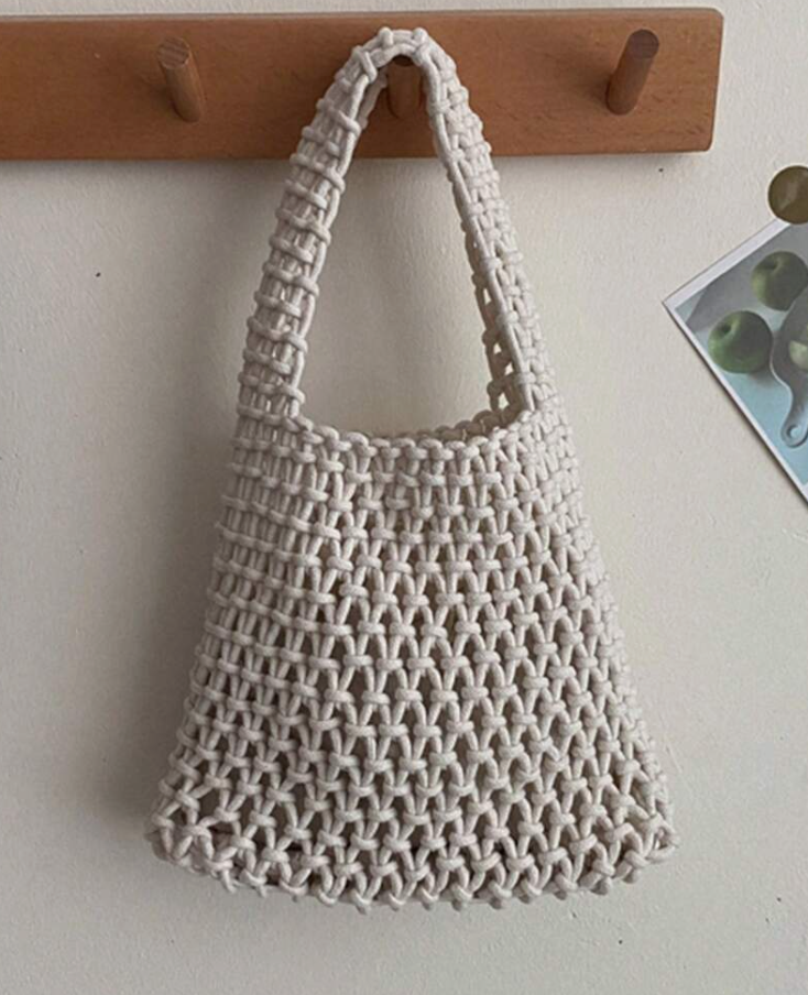 sac en fil beige