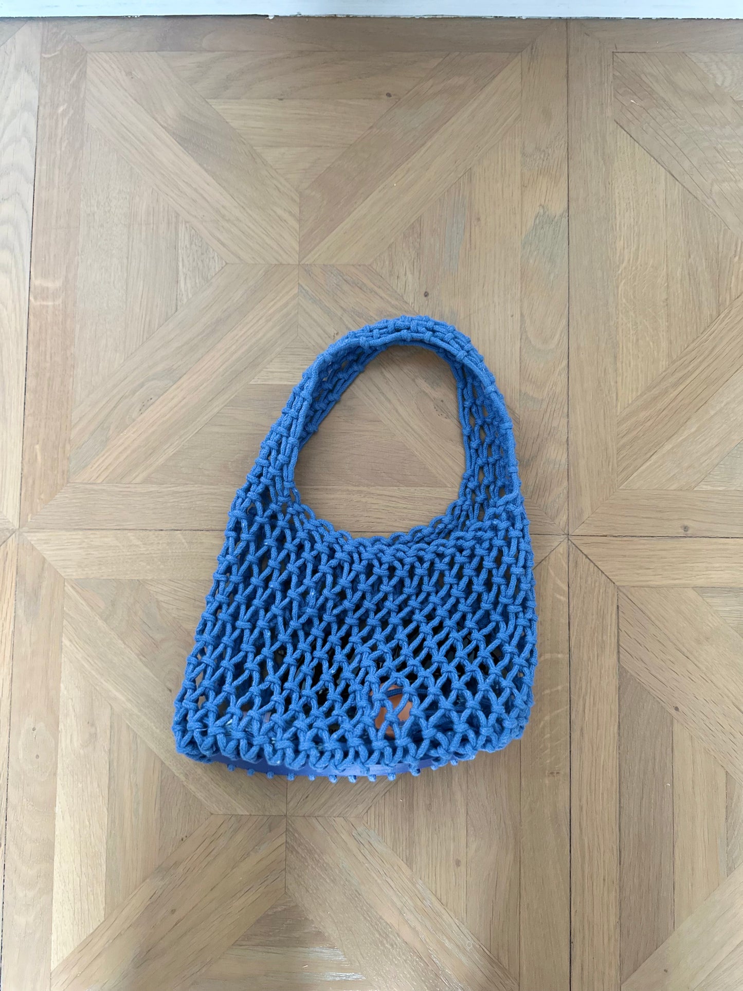 Sac fil en bleu