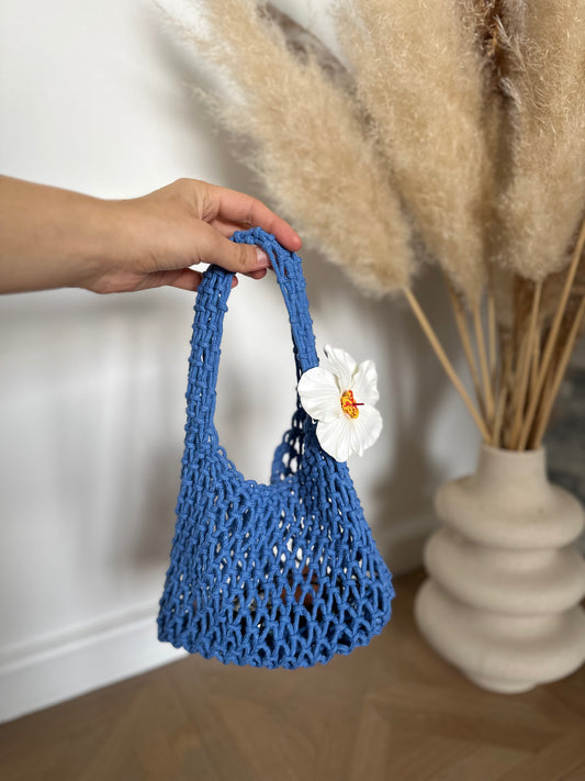 Sac fil en bleu